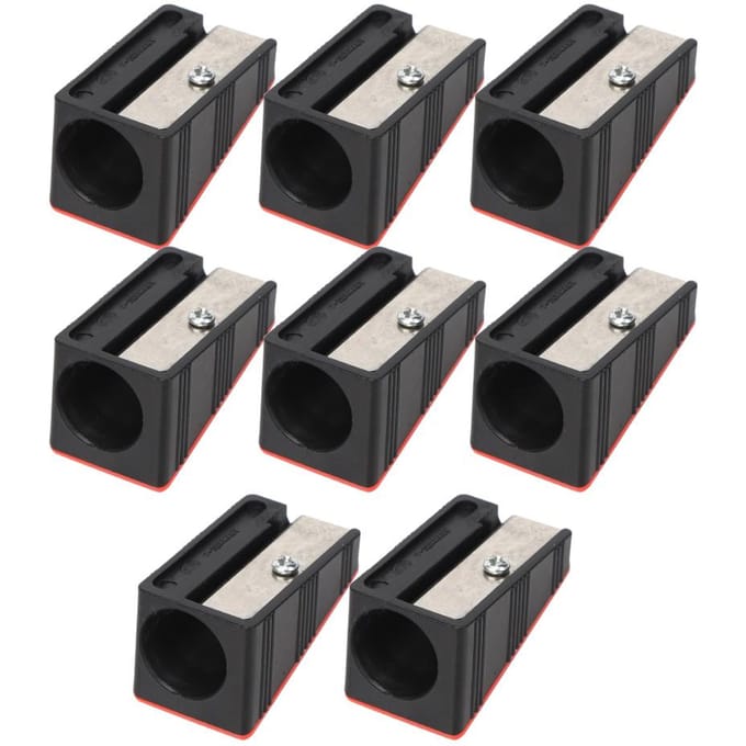 8PCS Draagbare Biljart Pool Keu Tip Mes Snijblad Snooker Stok Reparatie Tool Accessoire black