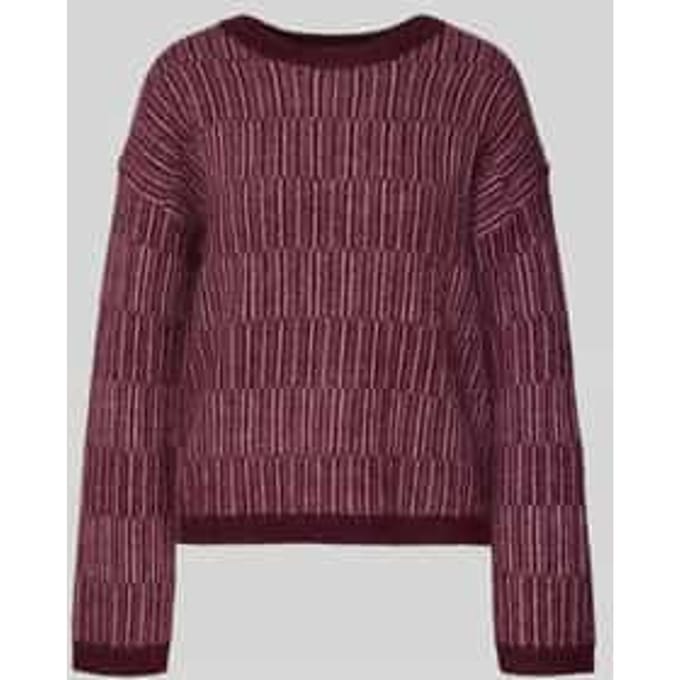 Relaxed fit pullover van wolmix met alpaca, model 'FALVA'