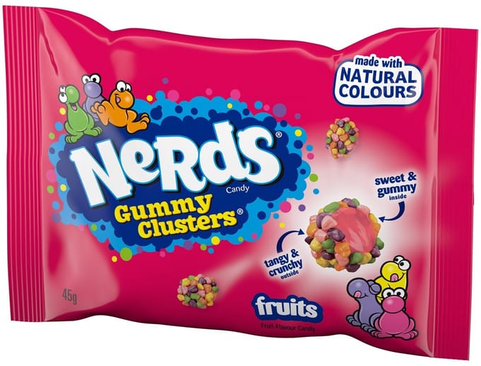 Nerds Gummy Clusters Fruits 45gr 20x
