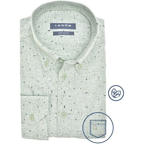 Ledûb Overhemd Printed Fantasy Ensemble Licht Groen / male