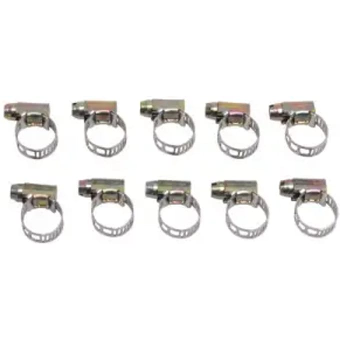 Set van 10 opengewerkte metalen kabelbinders Brazoline