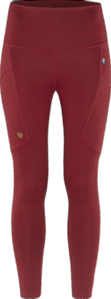 Fjällräven Abisko Tights Legging - Dames Wandelbroek - Pomegranate Red