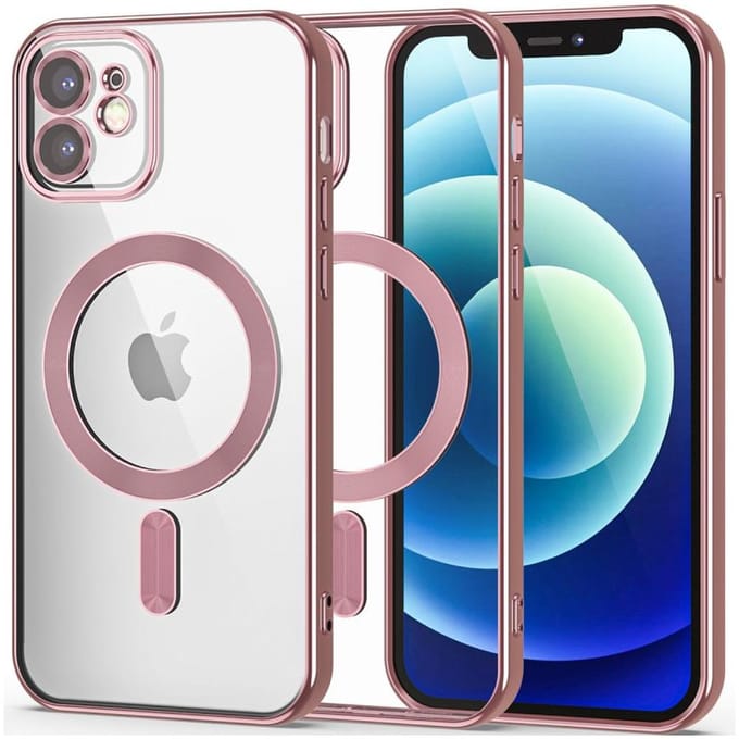 Tech-Protect MagShine Line MagSafe Case for iPhone 11 - Pink