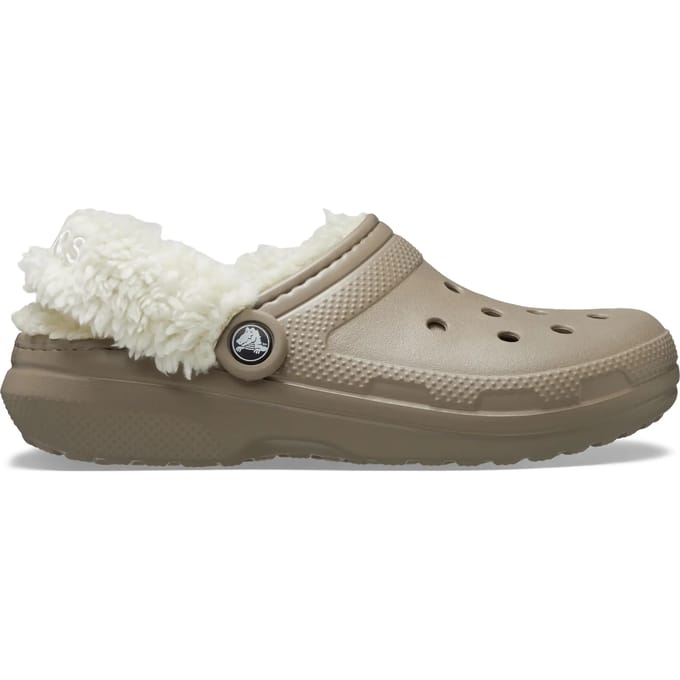 Crocs Classic Fleece Lined Clog Dames Clogs - beige