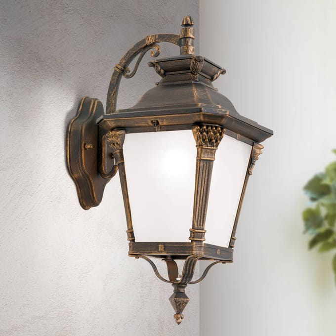 ORION Buitenwandlamp Aiko, antiek afgewerkt, hanglamp