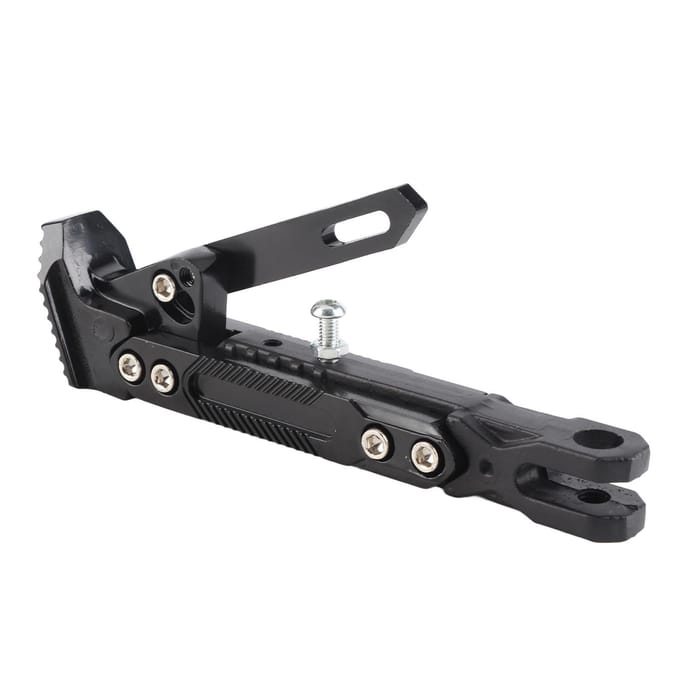 Motorfiets Accessoires Gemodificeerd CNC Verstelbare Tripod Kickstand Voet Zijsteun Stand zwart