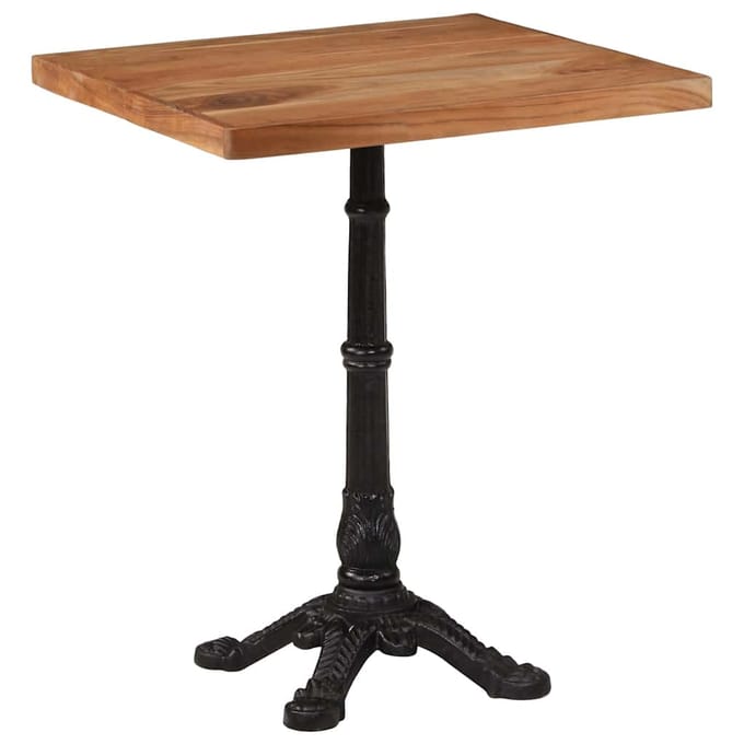 vidaXL - Bistrotafel - 60x60x76 - cm - massief - acaciahout