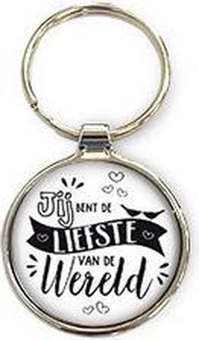Miko - Sleutelhanger - Liefste van de wereld - Rond