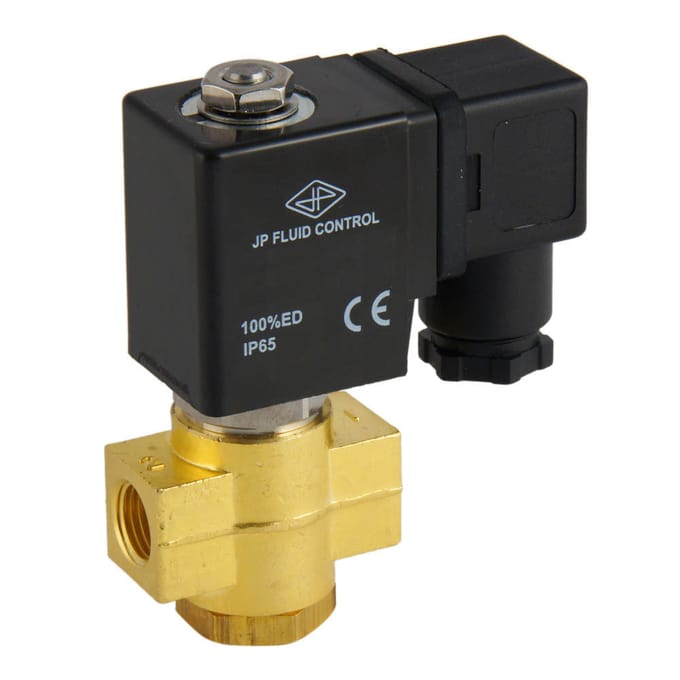 Magneetventiel ST-DB 1/4'' NO messing EPDM 0-12bar 24V DC - ST-DB014B030E-024DC