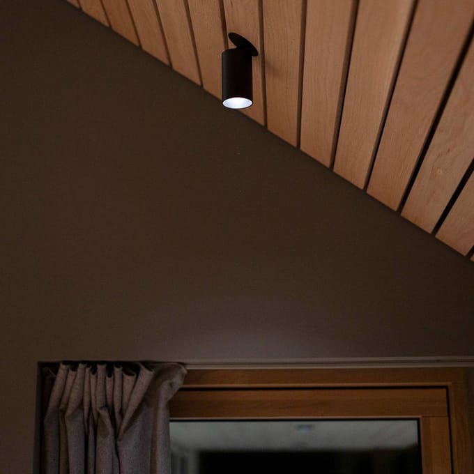 The Light Group SLC LED inbouwspot Art, 1-lamp, zwart, 2.700 K, aluminium