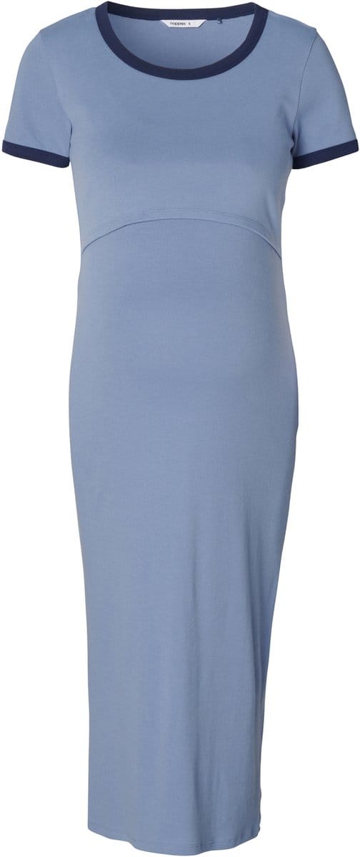 Noppies Jurk Dress nursing SS midi Zwangerschap - Maat Medium