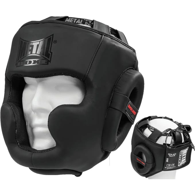 Volgelaats bokshelm Metal Boxe curtex