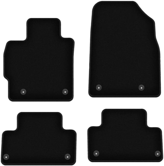 BASIC zwarte veloursmatten voor: Mazda CX-7 SUV (2006-2009)