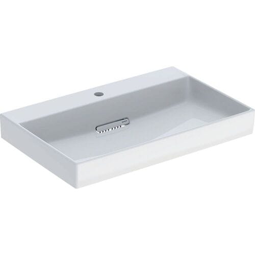 Geberit ONE washbasin 75 cm, horizontal outlet, 1 tap hole, without overflow 505.036.00.1