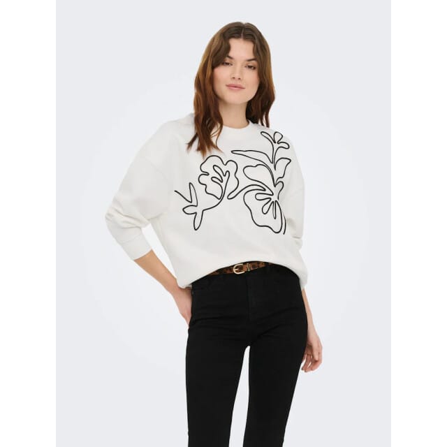 Jacqueline de Yong Canoa l/s emb sweat