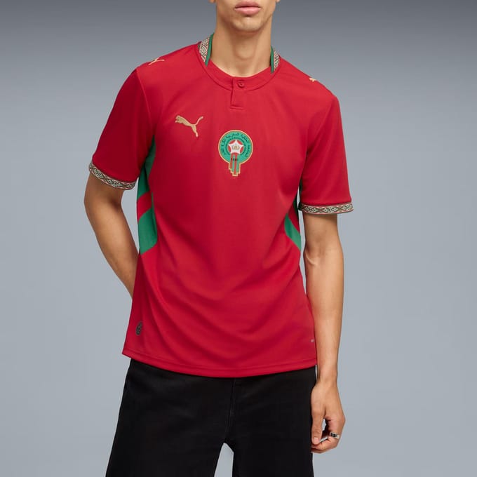 Puma Morocco Truien/Replica's Heren - Rood - Maat L - Poly Jersey