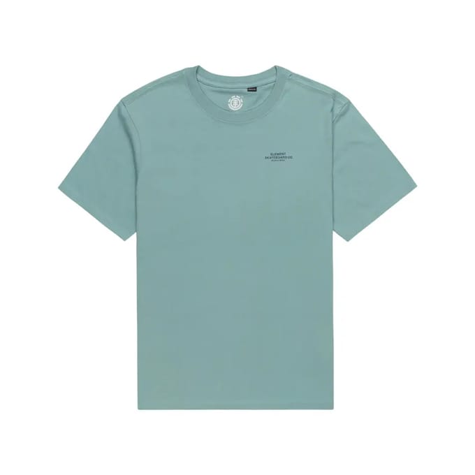 Element Skateboard Co T-shirt Met Korte Mouwen Blauw S Man