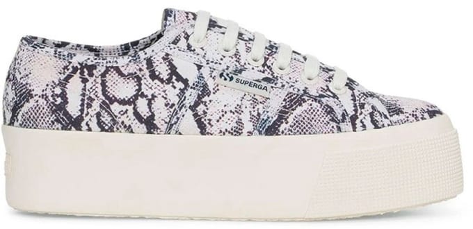Superga 2790 Print Schoenen Wit EU 36 Vrouw
