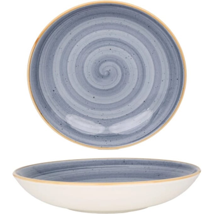 Bonna Diepbord - Aura Dusk - Porselein - 23 cm (1000cc) - set van 6