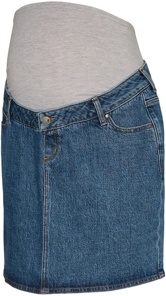 Mama Licious Denim rok Mid waist Korte rok