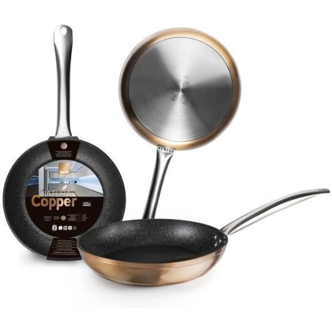 Ibili Natura Copper 16 Cm Koekenpan Zilver