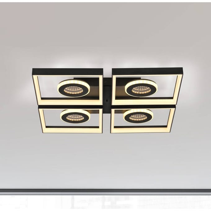 Paul Neuhaus LED plafondlamp Traforo, 53 cm, CCT, dimbaar