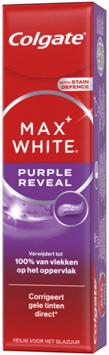 Colgate Tandpasta – Max White Purple Reveal 12 x 75 ml