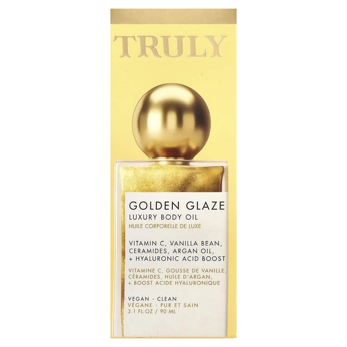 Echt Schoonheid, Gouden Glazuur Luxe Lichaamsolie, 90ml (3.1 fl oz) white
