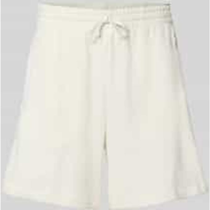 Relaxed fit sweatshorts met logobadge, model 'Sustainable'