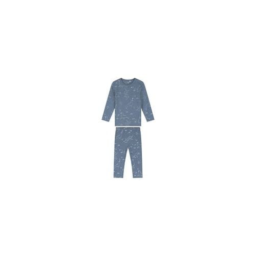 Prénatal peuter pyjama zeehond rib Steel Blue 110 unisex