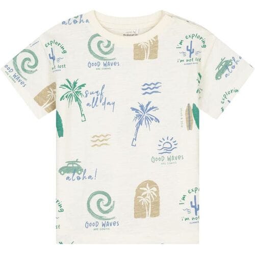 Prénatal peuter T-shirt Dark Off-White 80 heren