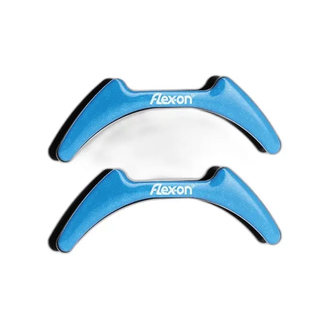 Cyan Silver stickers voor de stijgbeugels Flex-On
