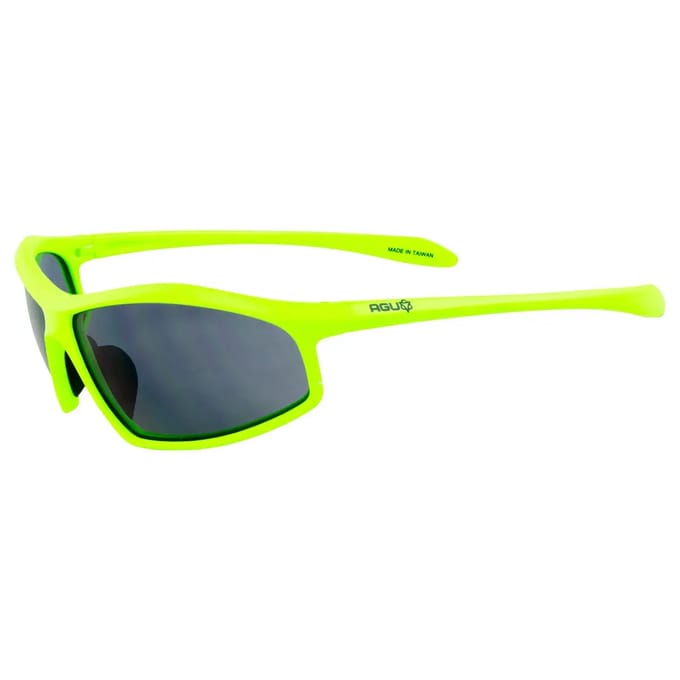 AGU Masuto - Sportbril - Fietsbril - UV400 - Geel - Grilamid TR90 frame - Flexibele neusvleugels - Unisex