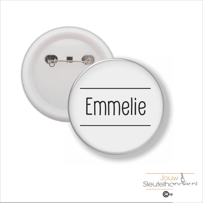 Button Met Speld 58 MM - Emmelie