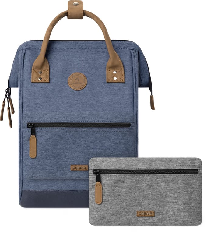 CABAIA - Rugzak Adventurer Medium 18L Paris, Computercompartiment 13", Levenslange garantie, Brede opening - Blauw