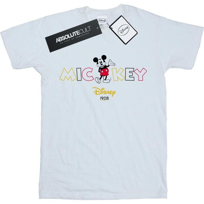 Disney Jongens Mickey Mouse 1928 T-Shirt (Wit)
