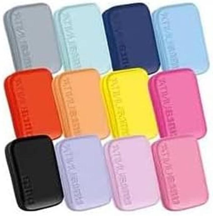 Etui Uni One Time Zip Maxi volledige kleuren fluo pastel glitter school, Neon Oranje, Maxi, Modern en functioneel met softshell