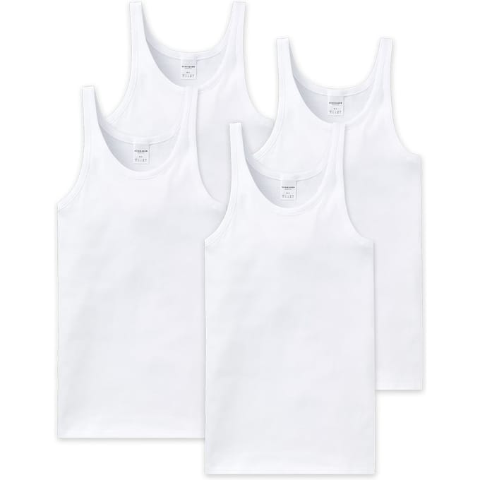 SCHIESSER Onderhemd ESSENTIALS Verpakking van 4