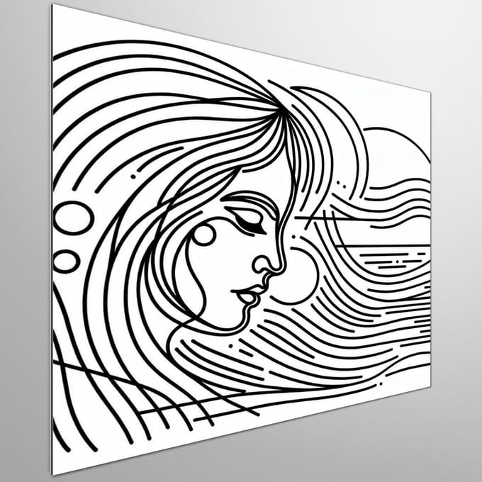 Kunstprint | Wanddecoratie | Dibond | 60 × 60 cm