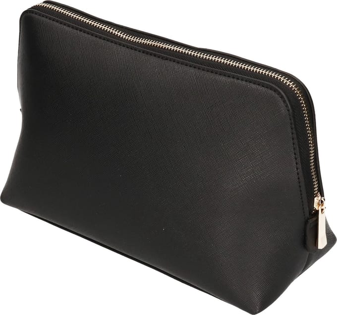 Bagbase Toilettas - zwart - met rit - 25 cm - luxe make-up tas