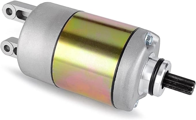 Startmotor Motor - Motoronderdeel - Motor Starten - Robuuste Metalen Componenten - 133 Kilogram - Zwart