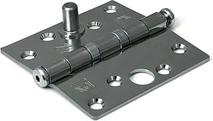 Wovar SKG Scharnier 76 x 76 mm RVS met Kogellagers Rechte Hoek | Per Stuk