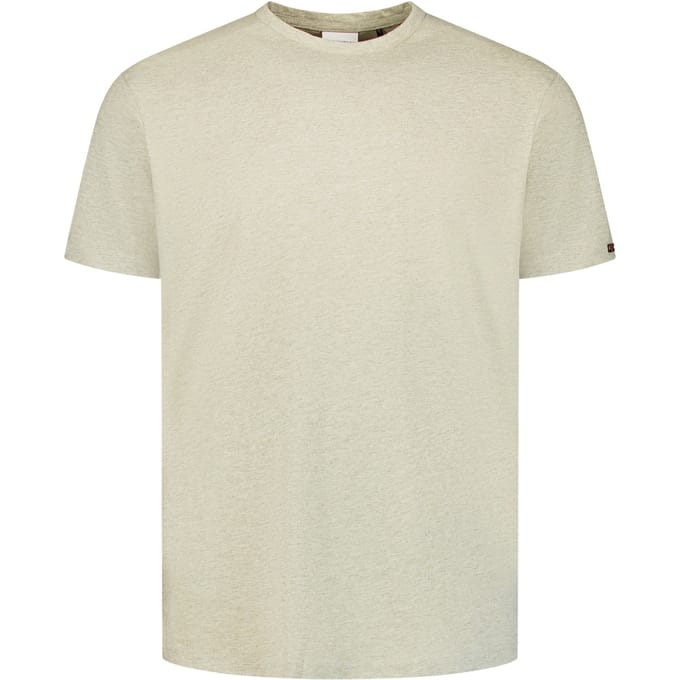 No Excess T-shirt Crewneck Melange Taupe Größe: S | Basic T-Shirts Outlet | Herren | Schwarz