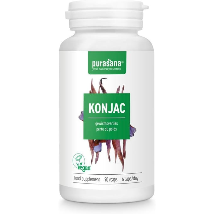 Purasana Konjak Extract 530 mg - 90 Vegacapsules -