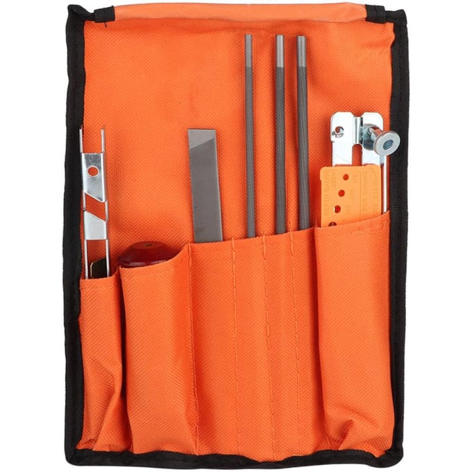 10-delige Kettingslijpmachine Set Kettingzaag Vijl Gereedschap Set Geleidezaagvijl black