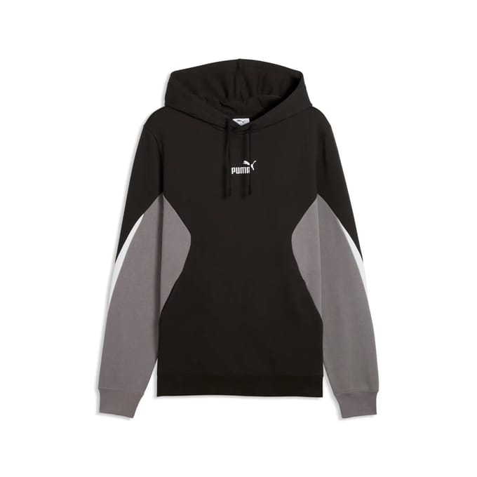Geribde capuchon sweatshirt met koord Puma