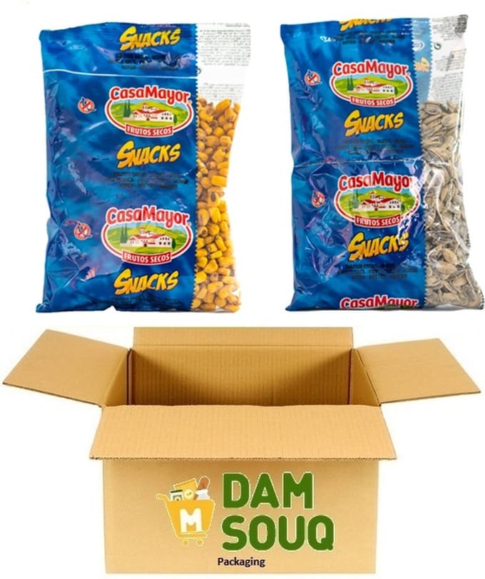 Mixpakket Casa Mayor Zonnebloempitten en Maïssnack (2x 400 Gram)