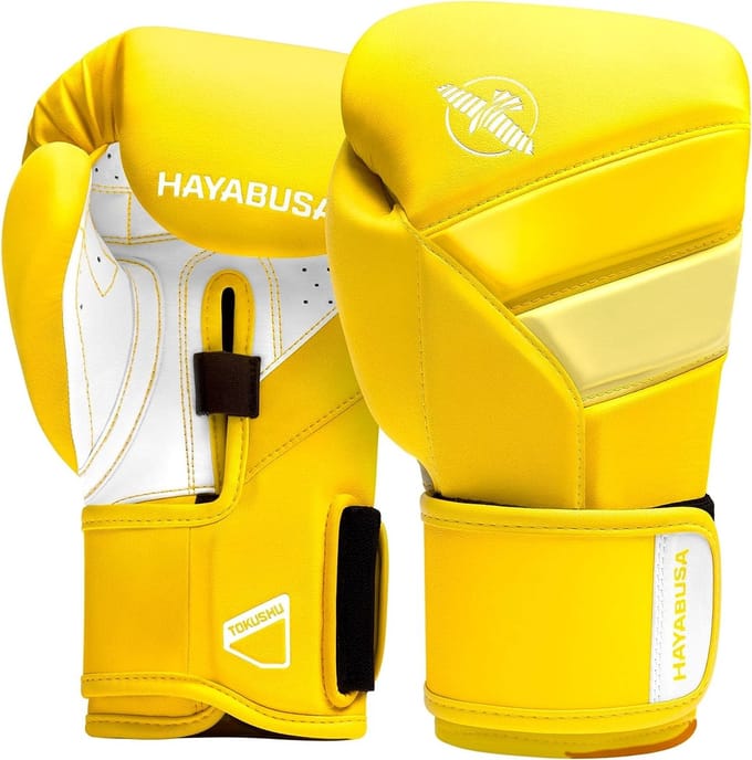 Hayabusa T3 Neon Bokshandschoenen - Neon Geel 16 oz
