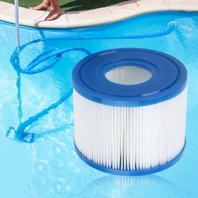 FD2135 Opblaasbaar Zwembad Filterpatroon Zeef Jacuzzi Onderdeel Vervanging blue
