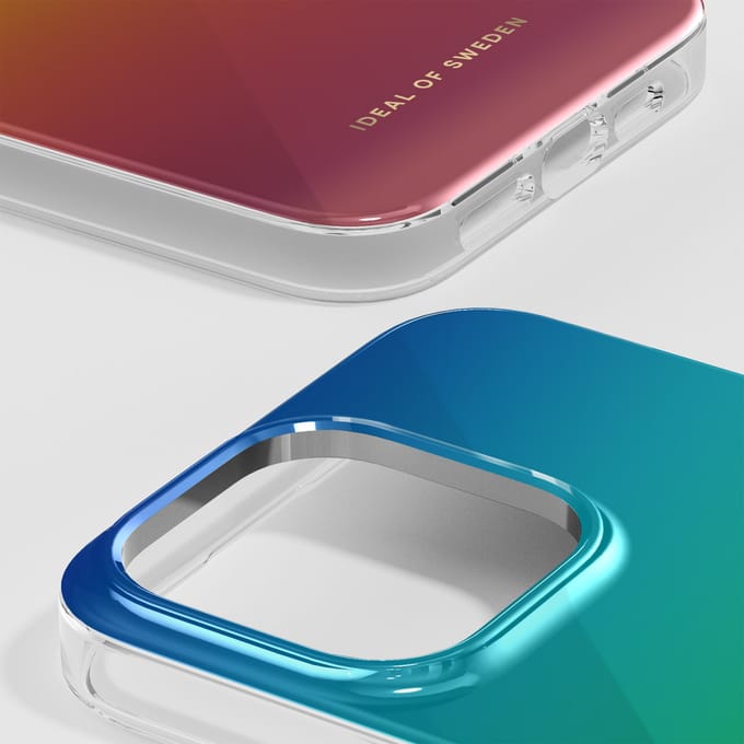 iDeal of Sweden Mirror Case geschikt voor Apple iPhone 14 Pro - Rainbow